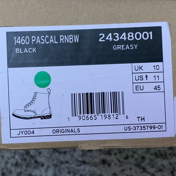 Sold - Dr. Martens Pascal Pride Rainbow Stitch - Picture 3 of 3